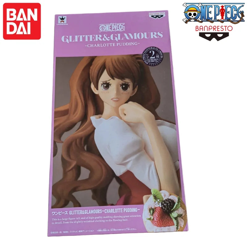 В наличност Bandai Banpresto Original One Piece Glitter Glamours Charlotte Pudding Boa Hancock Kalifa Модел кукла Чисто нова в кутия