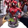 30cm Spider Man Figurine Bust Large Desktop Ornament Spiderman Models Toys Collect Xmas Festival Gift Spiderman Heroes Break Fre
