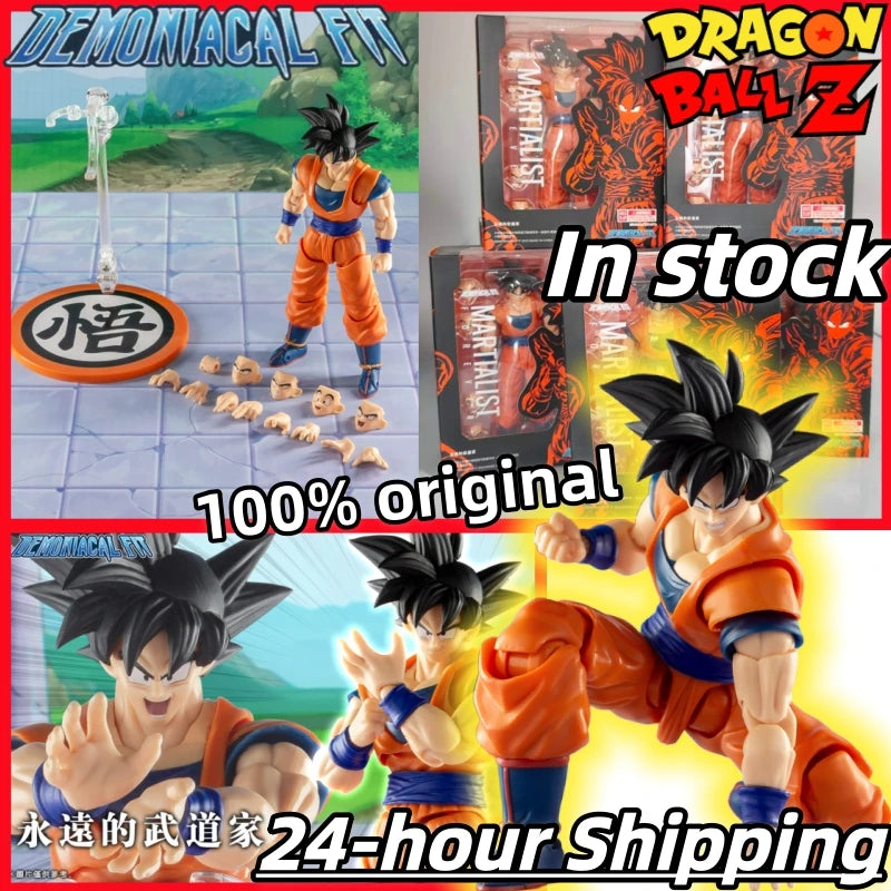 In Stock!Demoniacal Fit Dragon Ball Z SHF "Eternal Martial Arts Master" Sun Wukong 3.0 Body 1/12 Action Figure Anime Characters