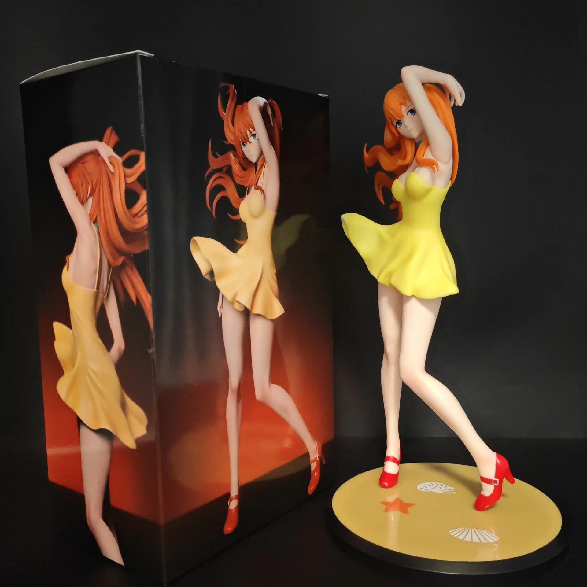 Anime Figure Beautiful Girl Soryu Asuka Langley Pvc Model Statue Desktop Decoration For Anime Collectors