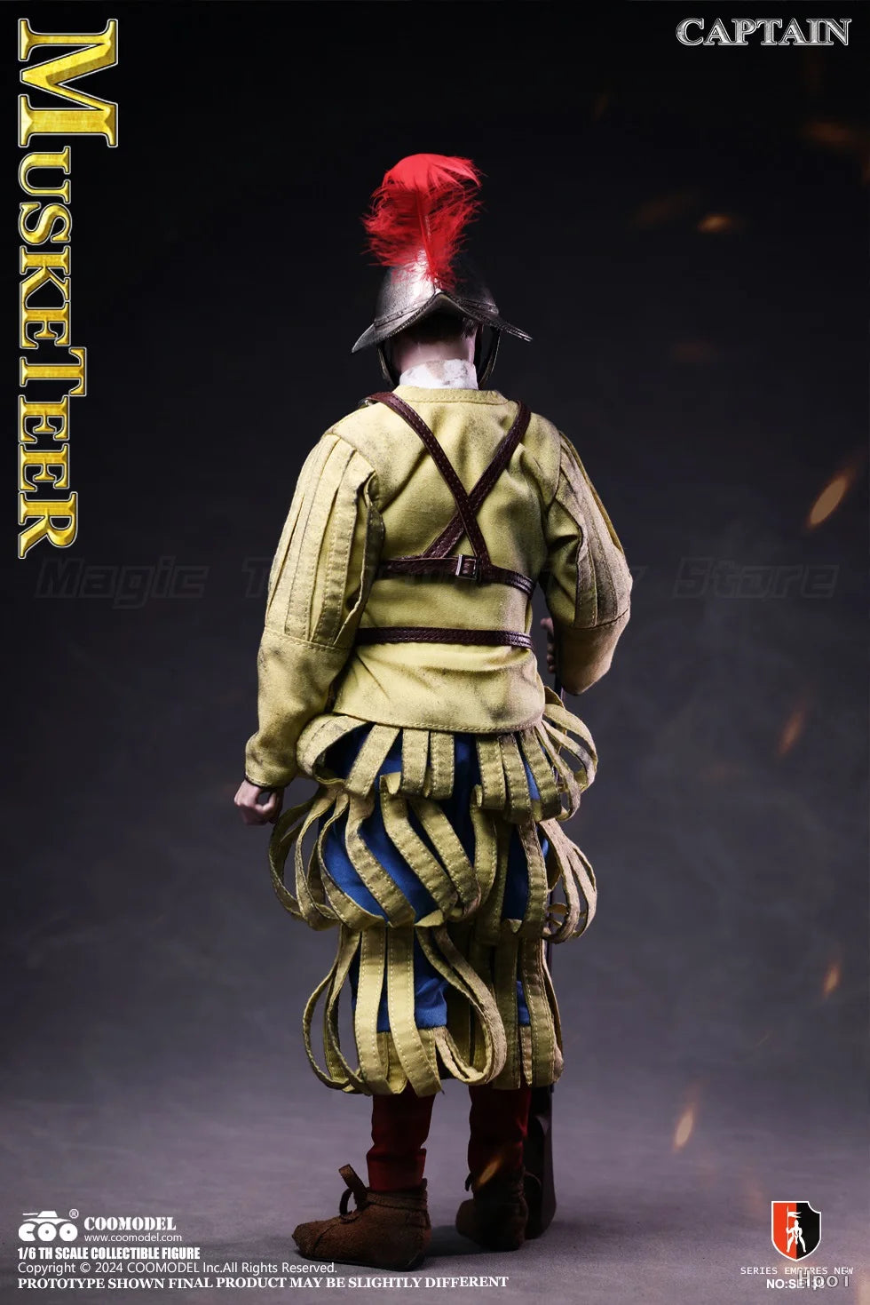 【In Stock】Original COOMODEL SE138 Empire Series-Spanish Conquistador Musket Infantry Commander 1/6 Action Figure Toy Gift
