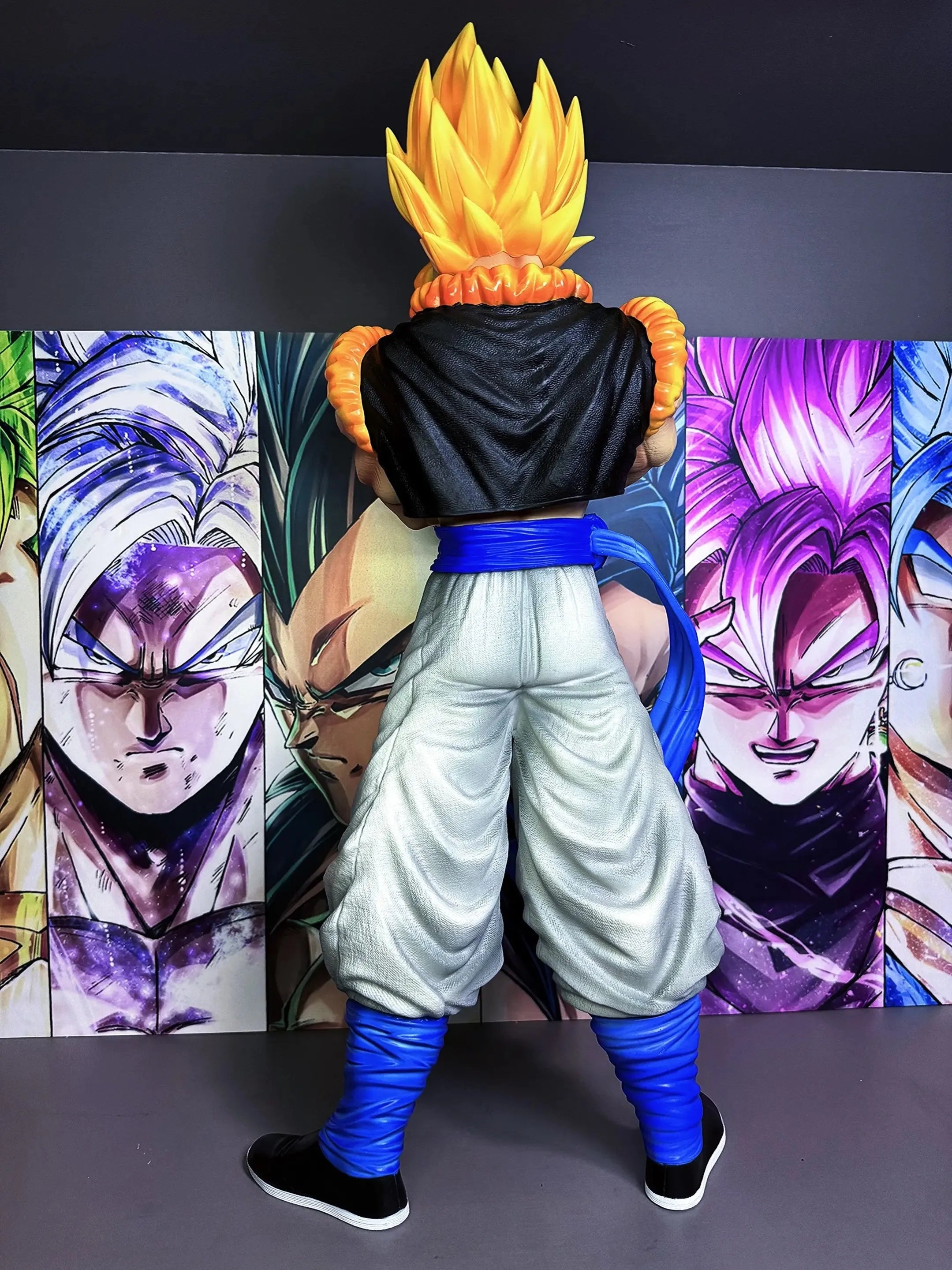 50 cm DX JT Dragon Ball Anime Figur Gogeta Broli Super Modell Peripherie Action Figur Desktop Dekoration Geschenk Spielzeug Kinder