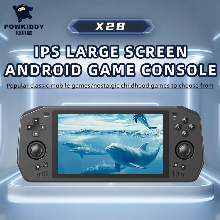 Android X28 Handheld Game Console 5.5 Inch IPS Screen HD Support TV Connection Wi-Fi 4GB RAM