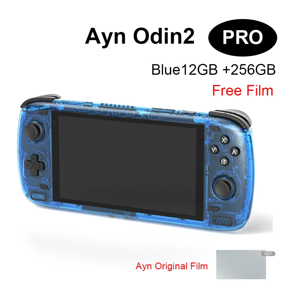 Ayn Odin2 Base Pro Max Handheld Game Console 6.0Inch Touch Screen 8Gen2 Android13 Wifi Portable Console Free Film