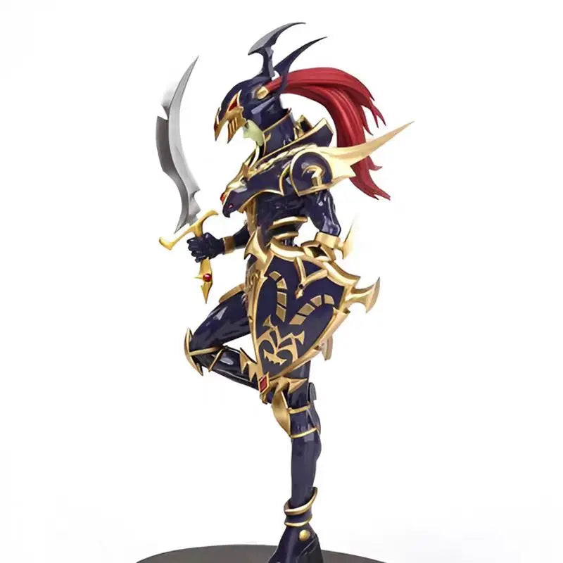 Bandai Original KONAMI Yu-Gi-Oh! Legion Black Luster Soldier Anime Figure Action Figurine Toys PVC Model Collection Doll Gift