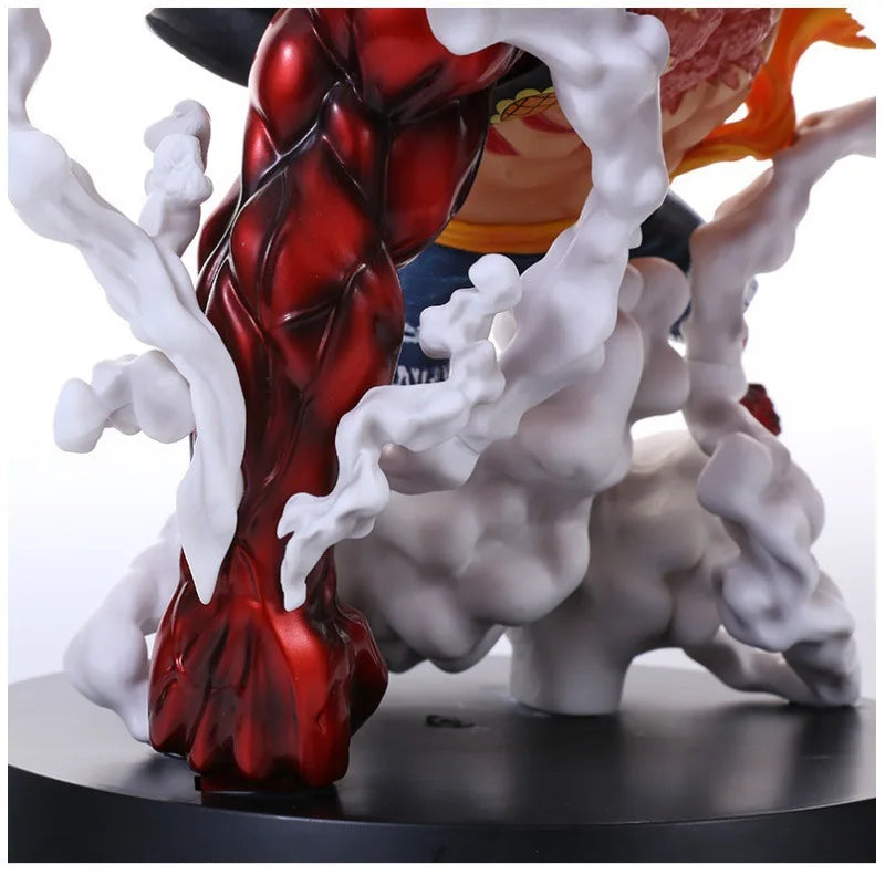 21CM New One Piece Gear Fourth Figure Snake Man Luffy Monkey D Luffy Figurine Gear 4 Statue Collection Toys Gift