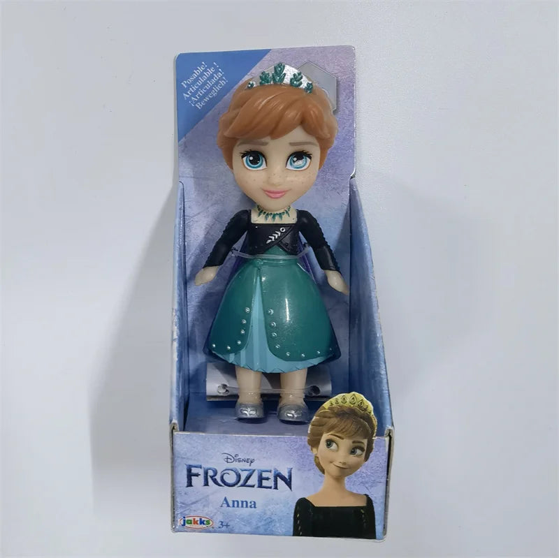 New Hot Disney Princess Miniature Doll Model Rapunzel Ariel Snow White Poseable Cute Anime Action Figure Model Frozen Gift Toy