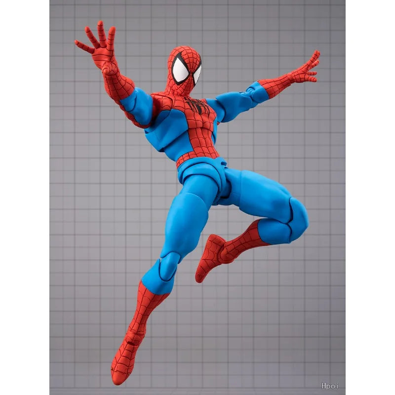 BANDAI S.H.Figuarts SPIDER MAN Figure Model All Ages With Replaceable Hands Face Parts Web Effect Accessory Background Paper