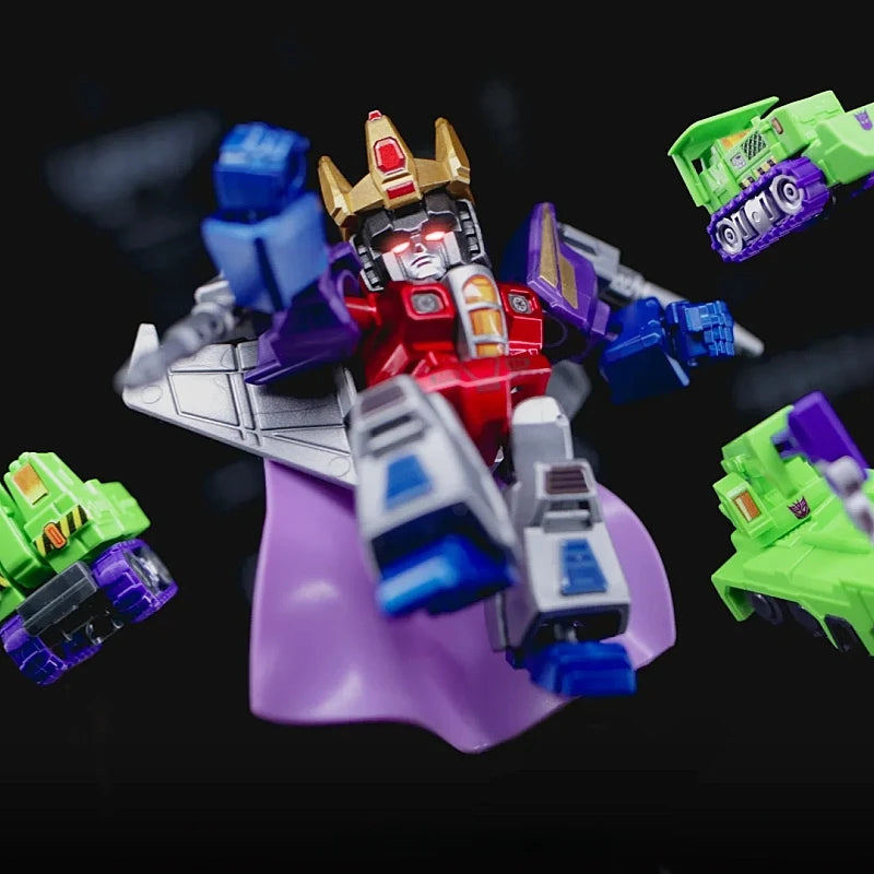 Hot Blokees Transformers Defender Version V2 Movable Blocks Figure Optimus Prime Starscream Bumblebee Model Collectible Toy Gift