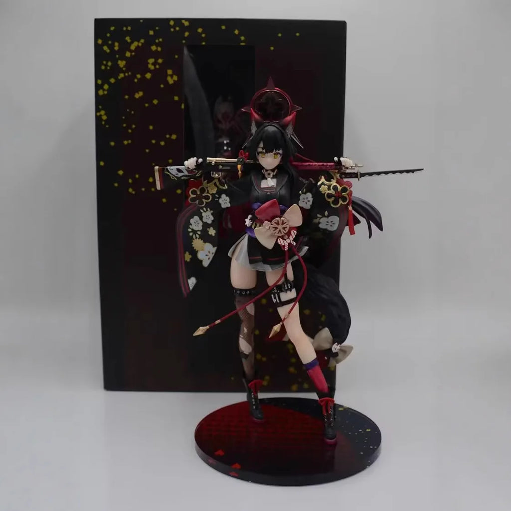 Blue Archive Wakamo Standing Position Game Girl Figure Model Statue Boys Collection Desktop Decoration Ornament Toys Gifts