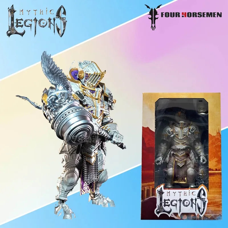 Four Horsemen Studios Genuine Mythic Legions Series 9-inch Model Toy Sir Uzyak，Half Giant Warrior Finished Product Movable Model