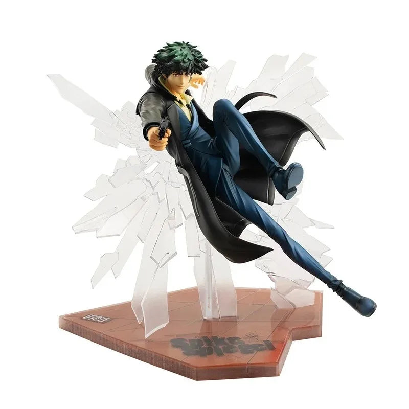 MegaHouse Original:cowboy bebop Spike Spiegel&Faye Valentine 22cm PVC Action Figure Anime Figure Model Toys Collection Doll Gift