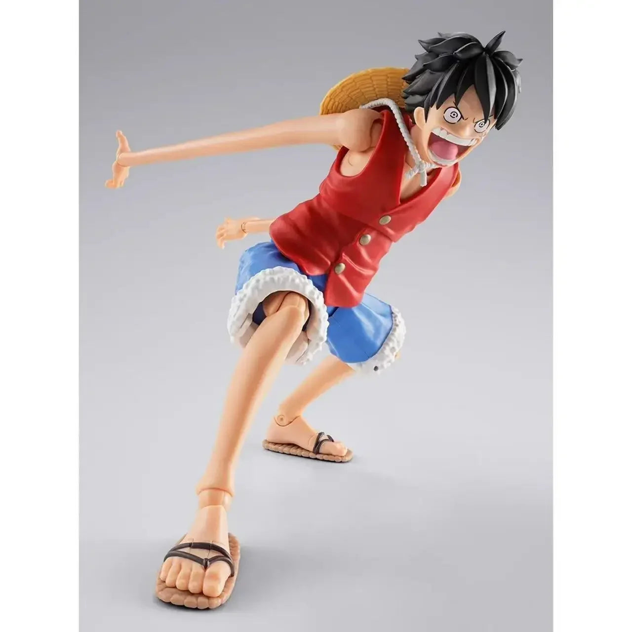 Spot SaleBandai SHF One Piece Luffy Dawn of Adventure efectos de goma puño piernas accesorios Anime modelo juguetes para niños r
