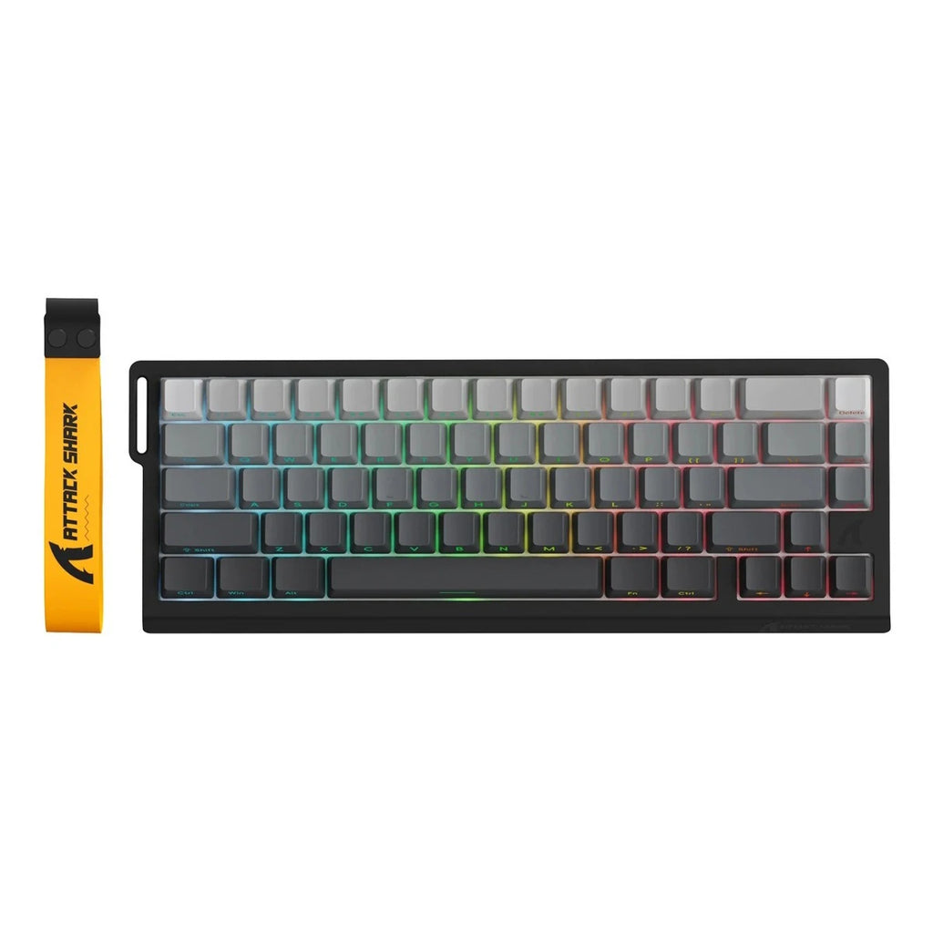 ATTACK SHARK X68 PRO HE Kabellose Rapid Trigger-Gaming-Tastatur, 8K-Abfragerate, Hot-Swap, RGB-Hintergrundbeleuchtung