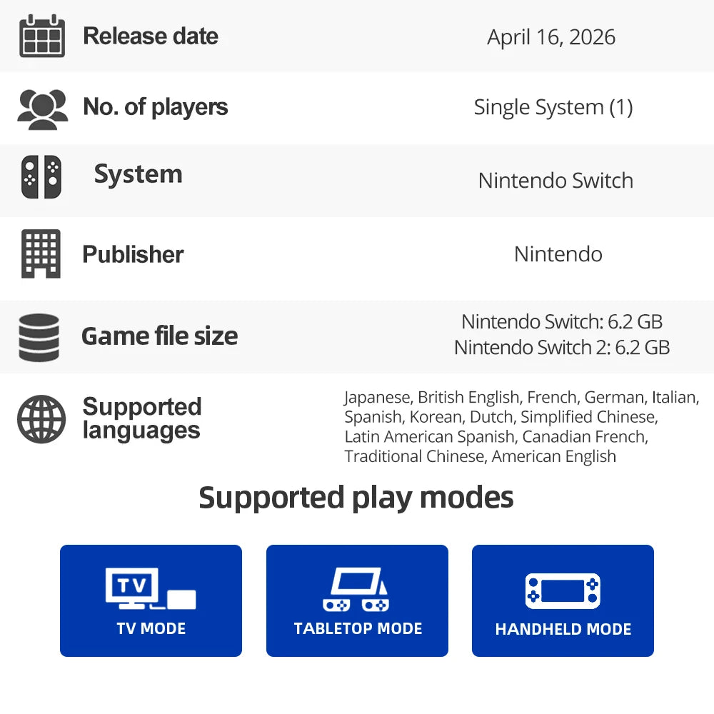Tomodachi Life™ Living the Dream -Nintendo Switch Game Deals - Solid Game Cassette Support For Multiple Languages