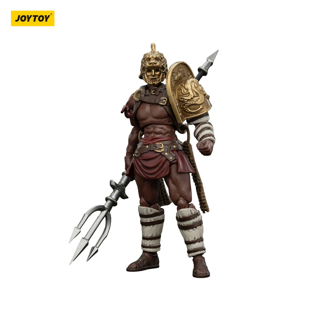 JOYTOY 1/18 Action Figures Anime 10.8cmRoman Gladiator Hasta Thraex Dimachaerus Retiarius Secutor Gladiator Model Toys