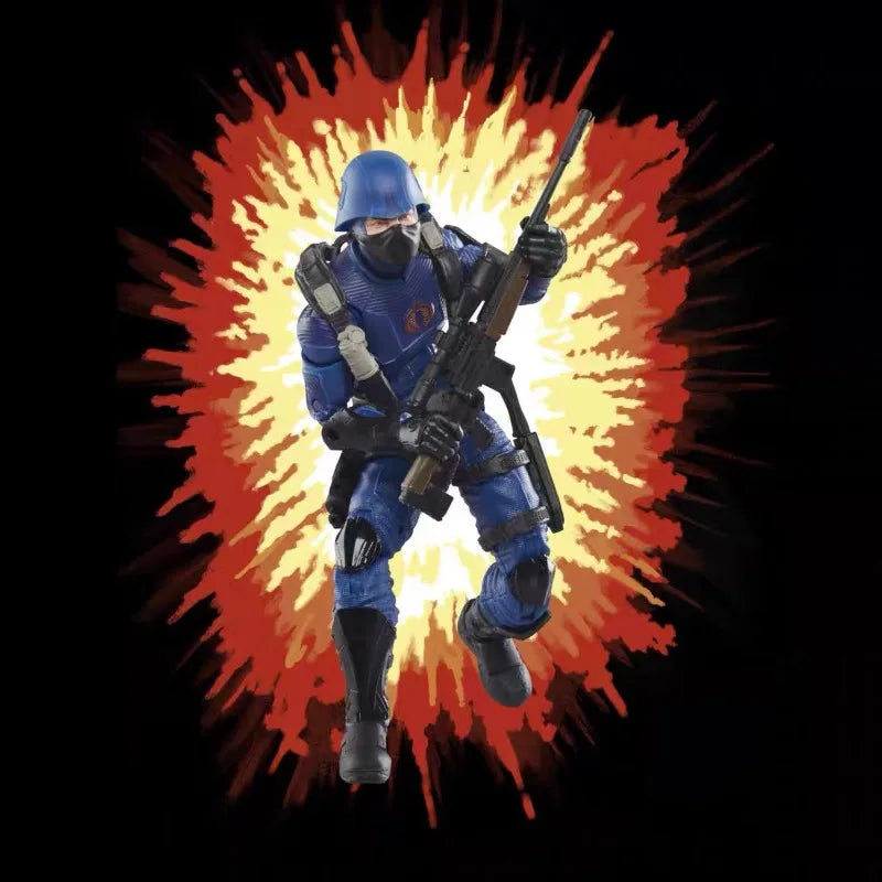 Original Hasbro G.I. Joe Classified Series Retro Cardback Cobra Trooper Action Figure Collection Toys Ornaments
