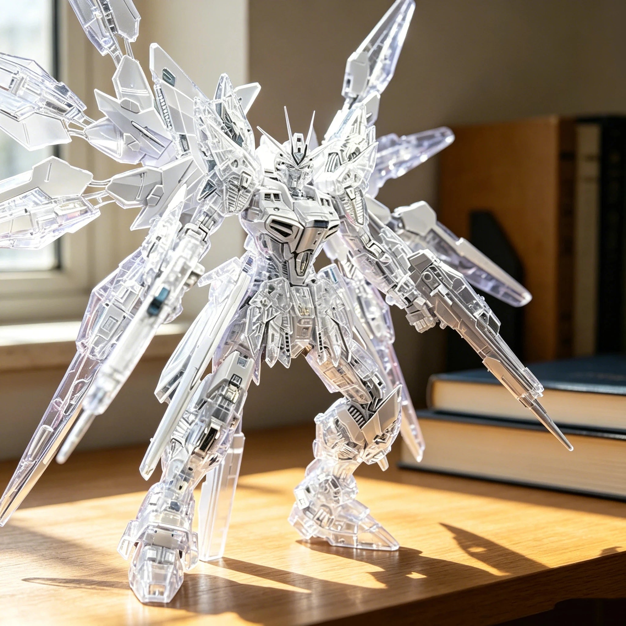 CHANGLONG 7701 MGEX 1/100 Zgmf-X20A Strike Freedom Twilight Clear Coating Assembly Model Kit Anime Figure Collectible Gift