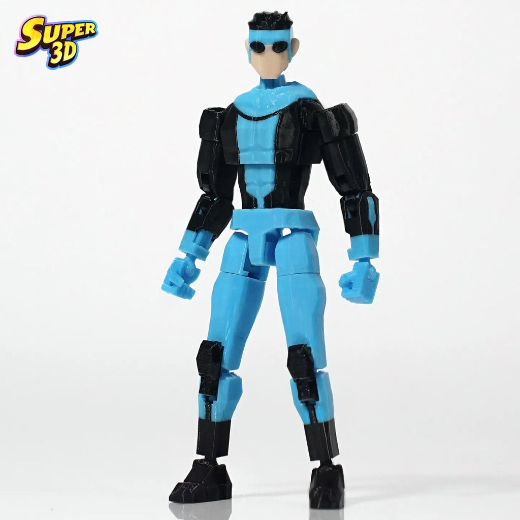Super 3D 3D Printed Knee Pads Mark No Kneepads Invincible Invincible Boy Dummy13 T13 Multi-Jointed Shapeshift Action Figure Toys
