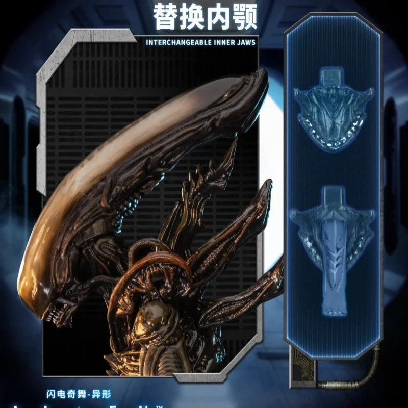 in stock 52TOYS Xenomorph Lightning Groove Articulated Action Figure Statue Ornament Gift Toy