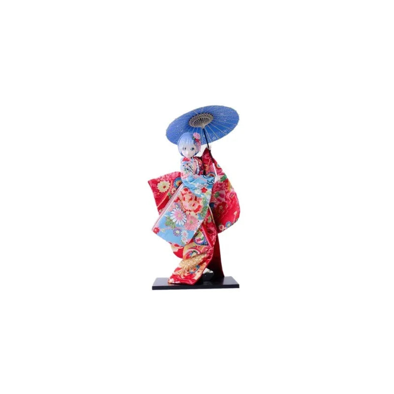 Rem Figurines Starting from Scratch Beautiful Girl in Kimono Floral Arrangements Action Toy Figures Collectible Robot Toys
