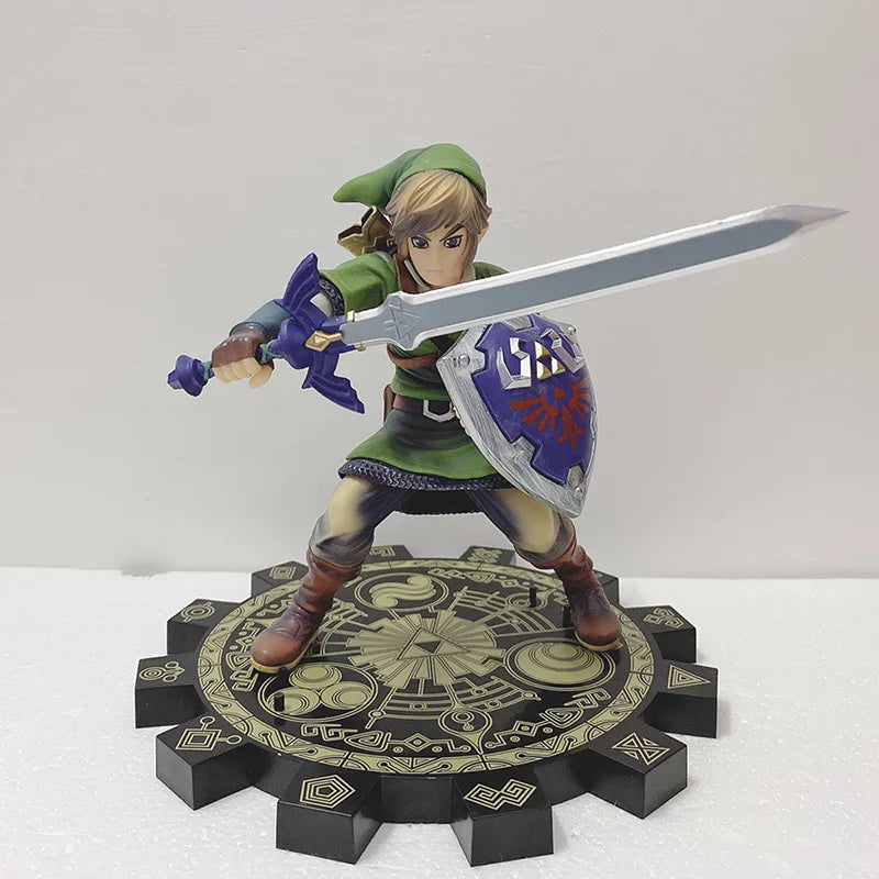 Anime Zelda Legend Figure Skyward Link Action Figure Master Sword Skyward Cool Doll Desktop Ornament Collection Gift For Child