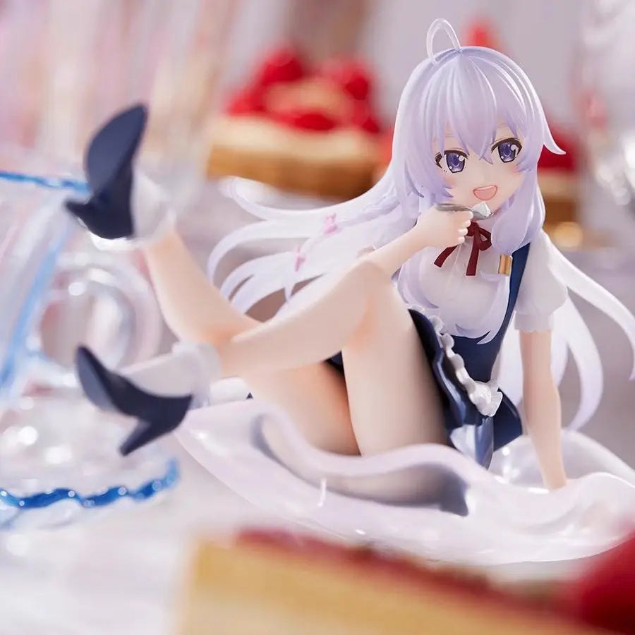 The Journey Of Elaina Ice Cream Anime Elaina Sitting Posture Doll Collect Models Action Figure Room Decor Car Ornament Gift Toys