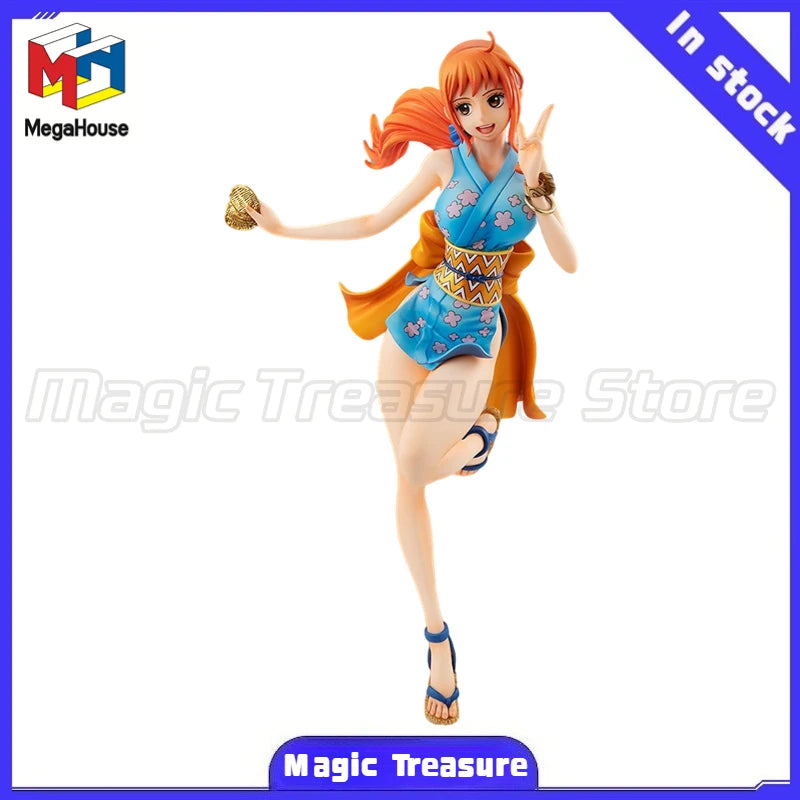 【MT】Original MegaHouse POP Warriors Alliance ONE PIECE Nami 1/8 Scale Figurine Toy Collectible
