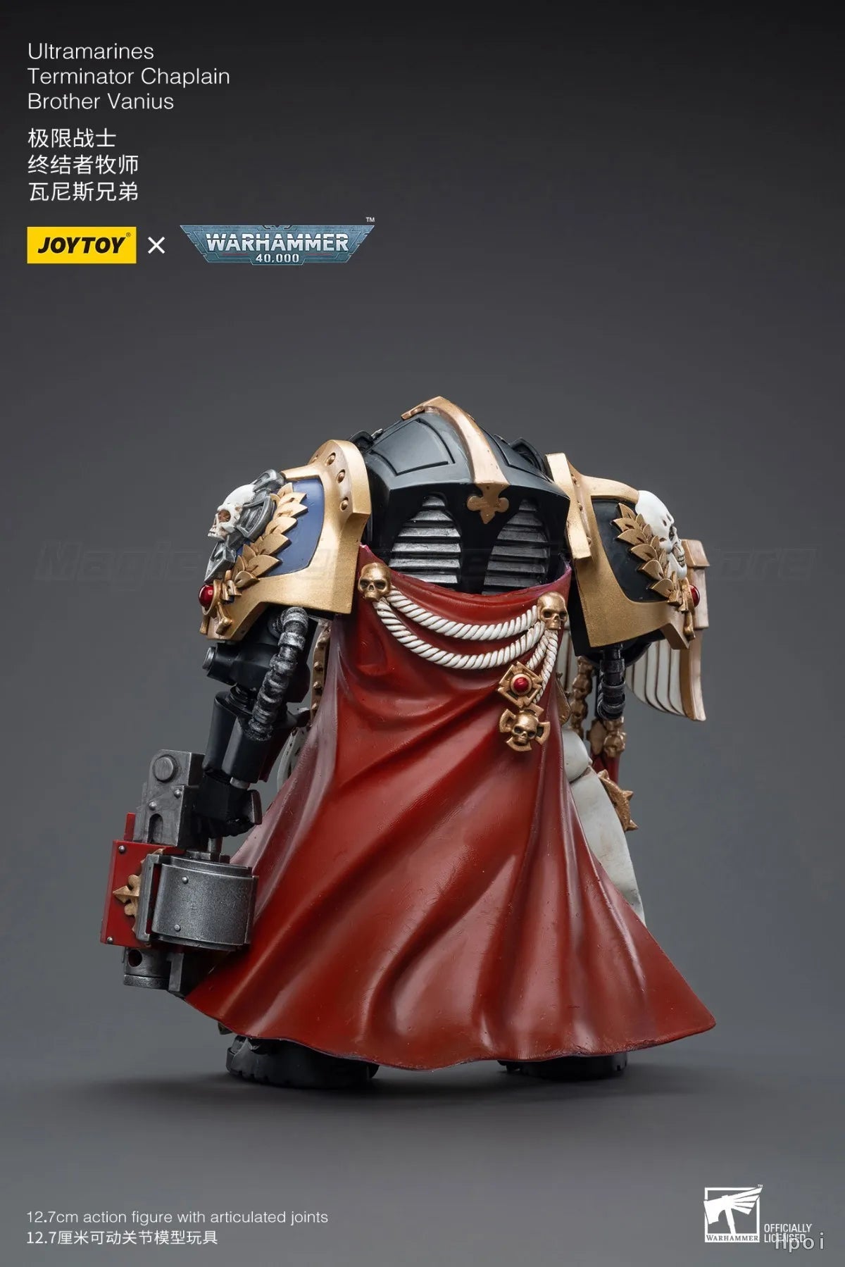 【In Stock】JOYTOY 1/18 Action Figure Warhammer 40K UltramarinesTerminator ChaplainBrother Vanius Toys Gift