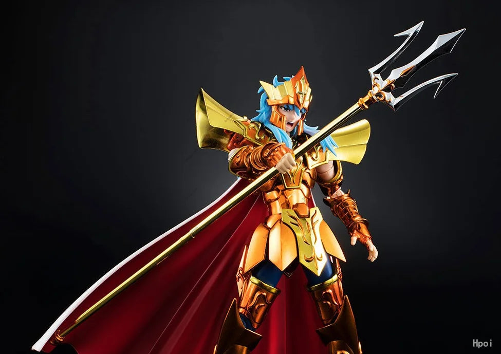 In Stock BANDAI Saint Cloth Myth EX Neptune Poseidon Deluxe Throne Set Anime Action Collectible Figure Model Toy
