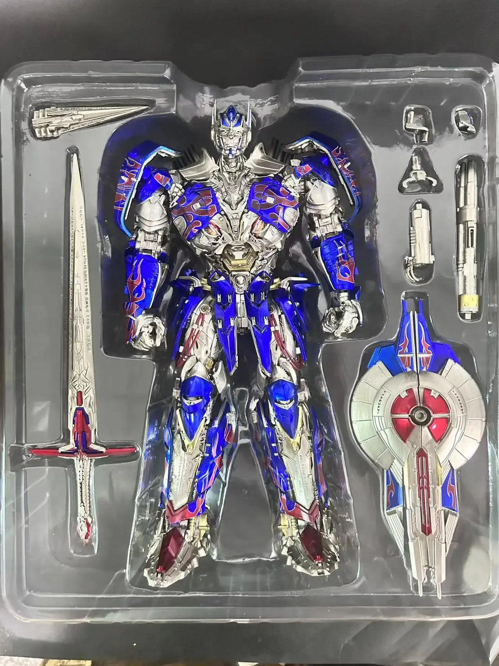 Adults Fun in Stock Transformation MF-004 MF004 2.0 Knight OP Prime DLX Alloy Action Figures Toy Gift Collection
