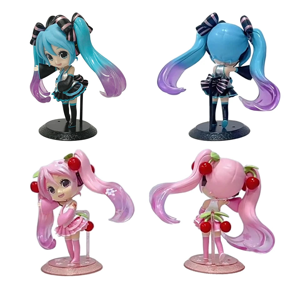 21cm Sexy Girl  Miku Anime Figure Fashion Subclture Miku Action Figure Christmas Gift PVC Collection Model Doll Toys