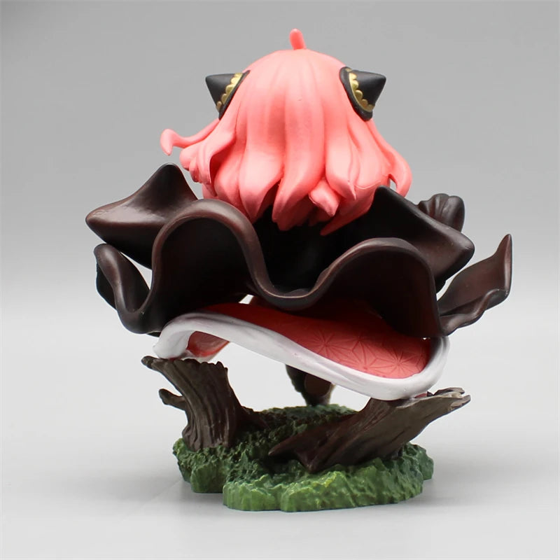 12cm Spy×Family Anya Forger Cos Kamado Nezuko Anime Action Figure Model Statue Collection Desktop Decoration Ornament Toys Gifts