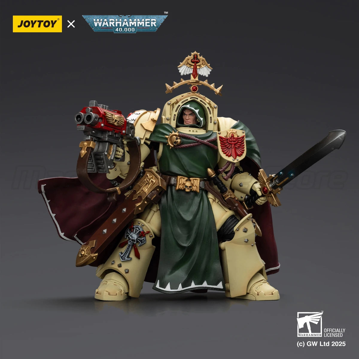 【MT】JOYTOY Warhammer 40K Dark Angels Belial, Grand Master of The Deathwing with The Sword of Silence and Storm Bolter