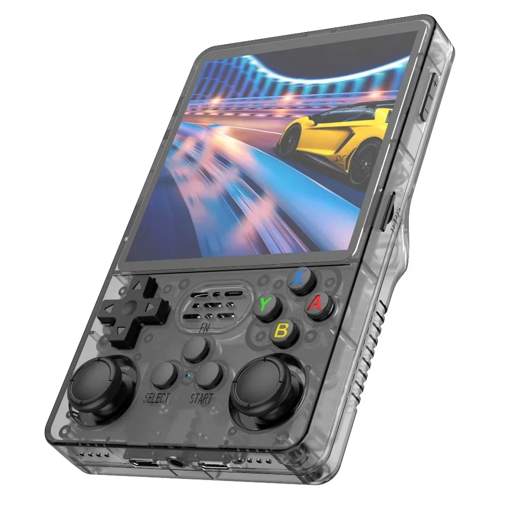 R36 Plus Retro Handheld Game Console Linux 64-bit System 4" IPS Screen RK3326