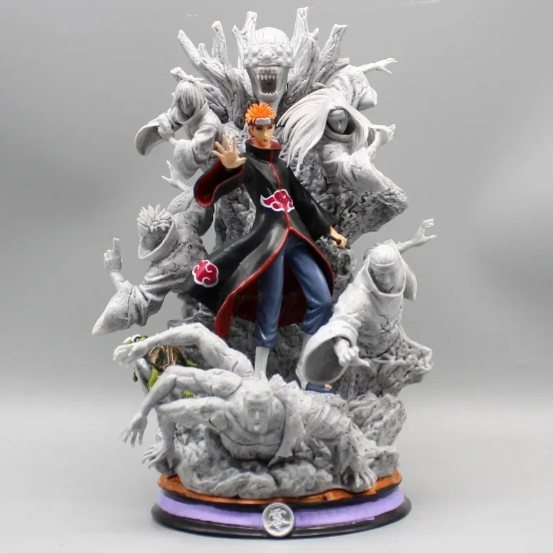 Naruto Anime Figur Akatsuki Pain 27cm Gk Figur PVC Statue Modell Puppe Ornament Sammlerstück Schreibtisch Dekor Spielzeug Kinder Weihnachtsgeschenke