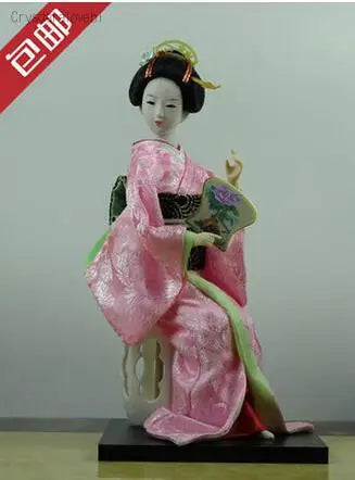 30cm Statuette Ethnic Japanese Geisha Dolls Kimono Dolls Belle Girl Lady Collection Home Decoration Miniature Figurines