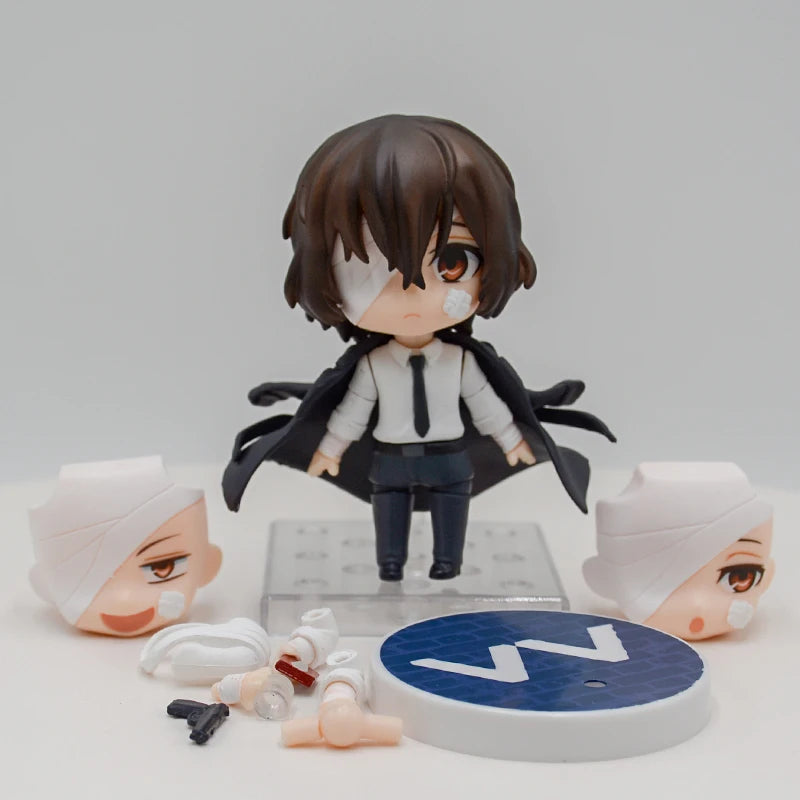 #657 Bungo Stray Dogs Dazai Osamu Anime Figure #676 Nakahara Chuuya Action Figure Ryunosuke Akutagawa Figurine Model Doll Toys