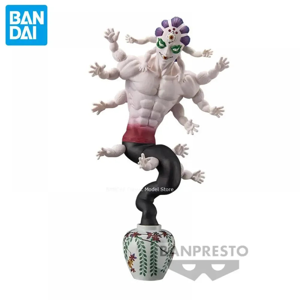 Genuine Official Original Bandai Banpresto Demon Slayer: Kimetsu No Yaiba Hantengu Gyokko Zohakuten Anime Collectible Model