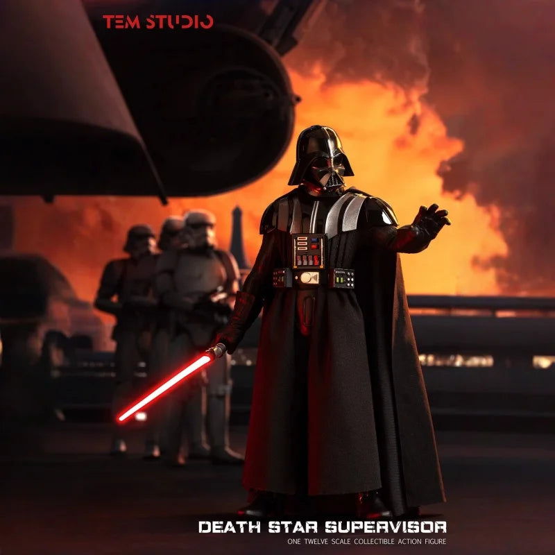Tem Studio Star Wars Darth Vader Death Star Supervisor 1/12 Scale Action Figure Original Pvc Posable Collectible Detailed Toys