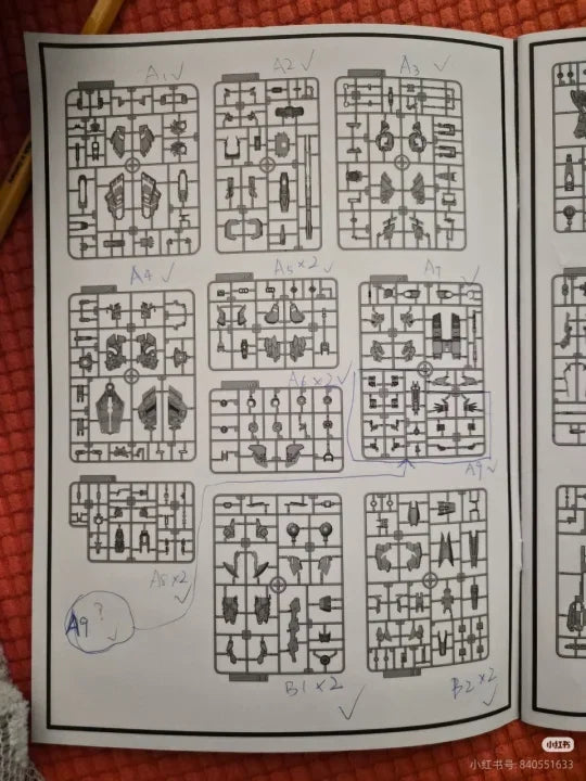 1/100 NCZZW Model RX-93 Nu Fighter Assembly Model Kits Lucky Moo Cai Miaomiao GK Action Robot Plastic Model Collection Toys Gift