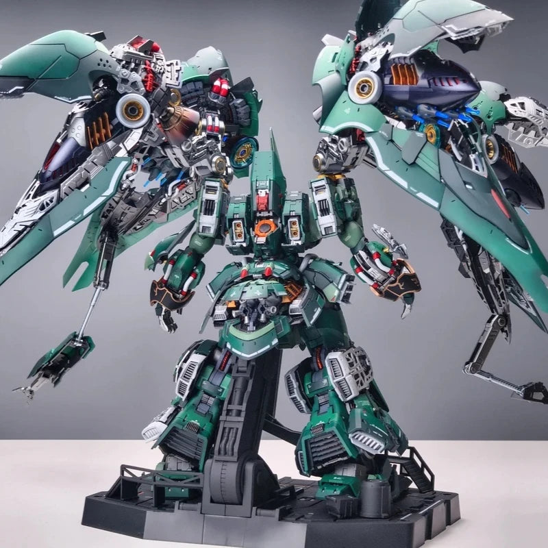Osiris Aerial Dominator Mecha Toy 1/100 Scale LED Lighting Movability Collectible Action Figure for Aerospace Model Works