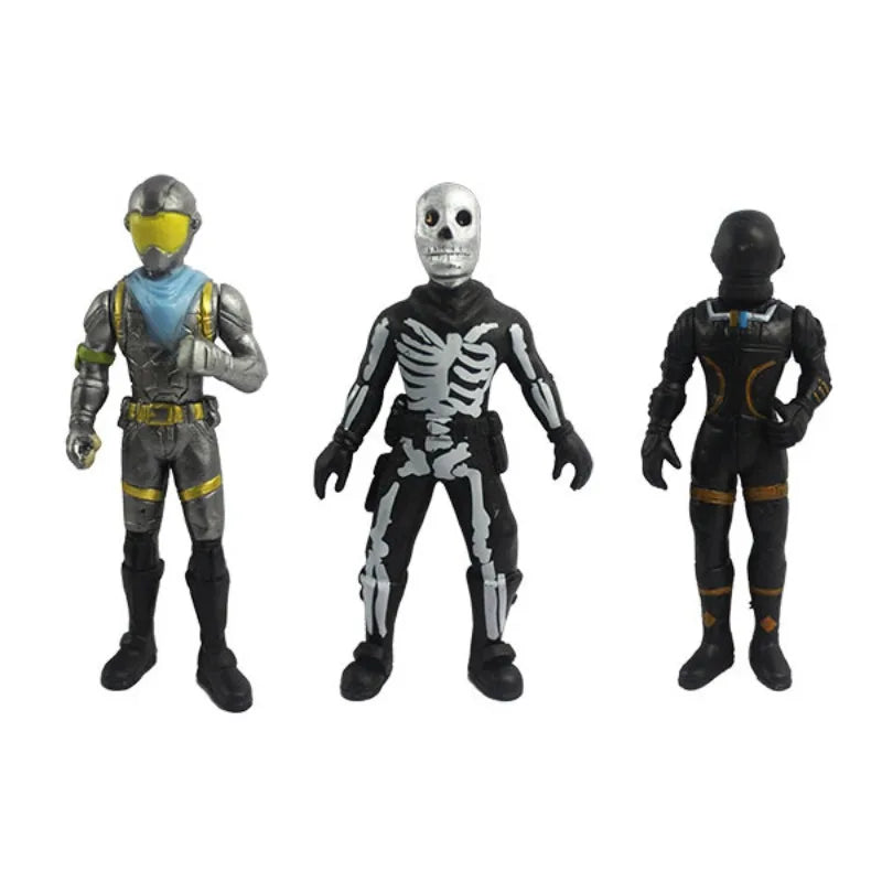 12pcs/set Fortnite Game Action Figure Anime Cartoon PVC Model Toy Doll Kawaii Room Decoration Cosplay Figurin Kids Birthday Gift