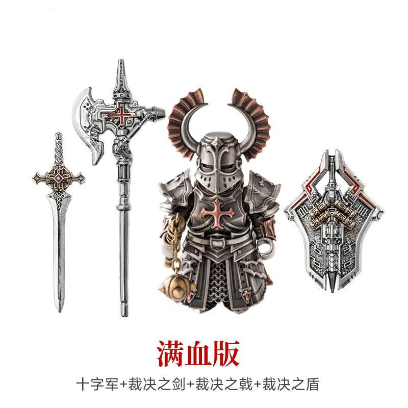 Magnetic Detachable Mech Arbiter Armor Seraph Knights Templar MOC Building Blocks Delicate Metal Figurine Ornament Bricks Toys