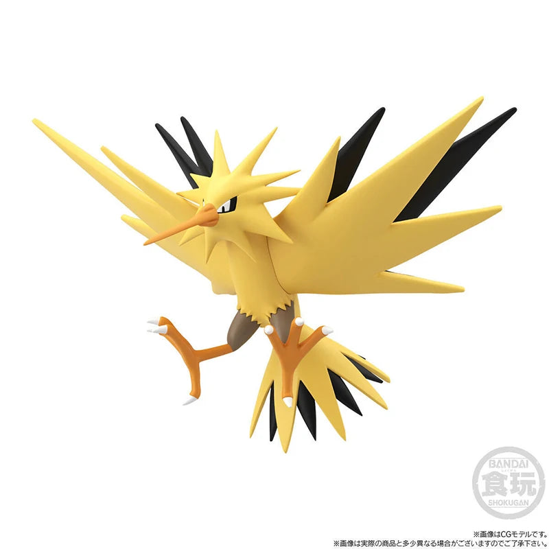 In Stock Bandai Original Box SCALE WORLD POKEMON FREEZER THUNDER FIRE Anime pvc figure model kit finished toy gift for kids