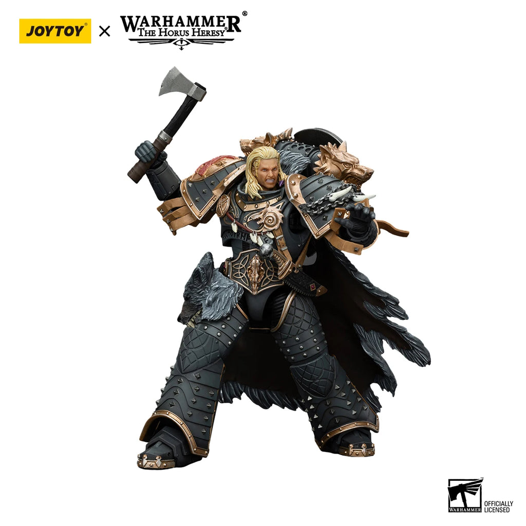 JOYTOY Warhammer 40K The Horus Heresy Space Wolves Leman Russ 1/18 Official Articulated & Collectible Model  Gift for Adult Fans