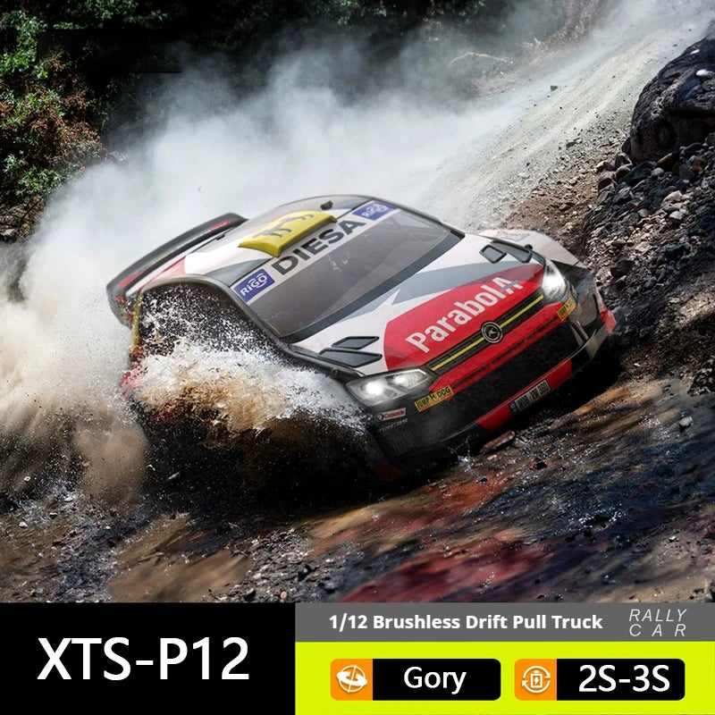 1/12 Мащабна Rc Рали Кола Xts-P12 Безчеткова 80 км/ч 4x4 Дистанционно Управляема Дрифт Играчка За Момчета Професионален Симулационен Модел