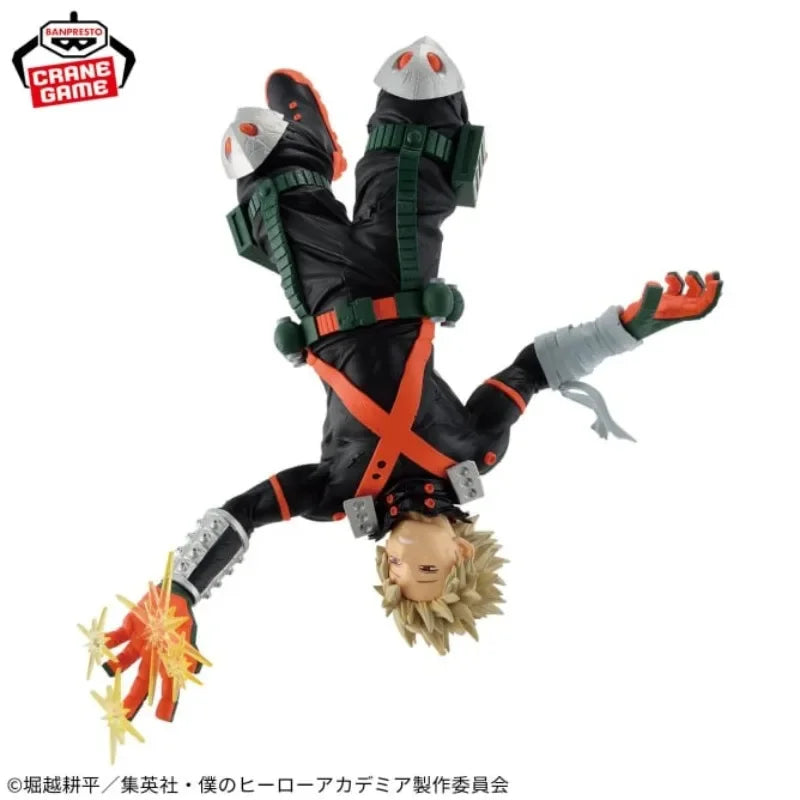 Bandai Original BANPRESTO Anime My Hero Academia Bakugou Katsuki PVC Action Figure Collectible Model Toy Gifts