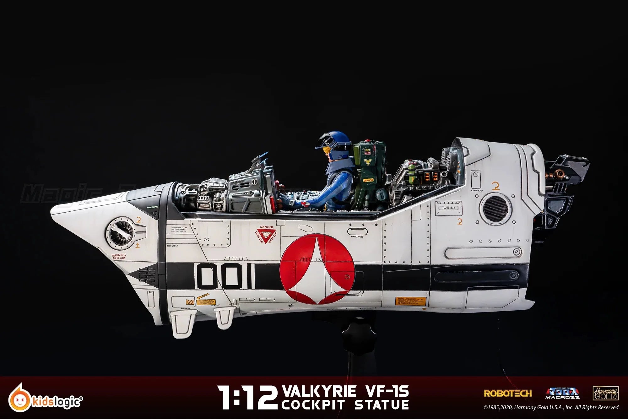 【In Stock】Original KidsLogic Robotech VF-1S Macross COCKPIT STATUE 1/12 Toys Ornaments Gifts