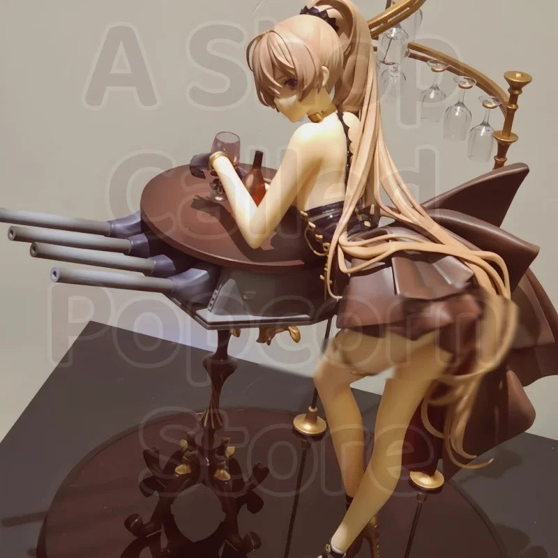 In Stock Original Wings Inc 1/7 Mnf Jean Bart Figure Azur Lane Anime Figures Dress Ver Girl Statue Cartoon Model Desktop